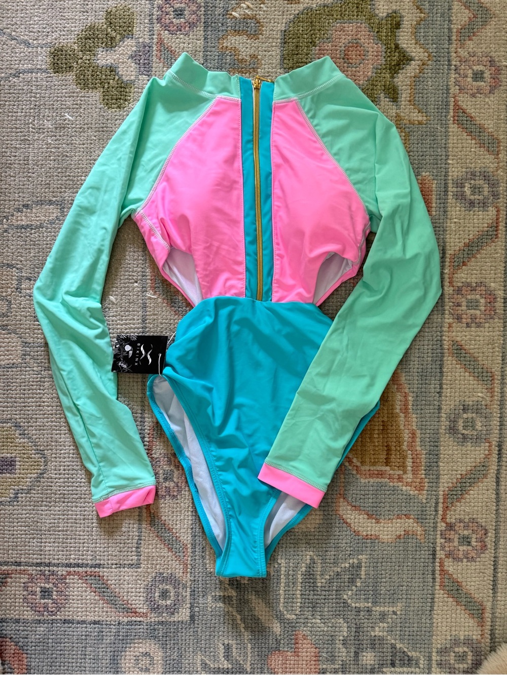 Women’s one piece cut out bathing suit
